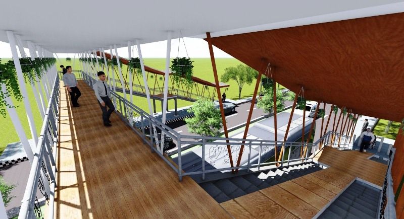 Mahasiswa ITS; Rancang Jembatan Penyeberangan Ramah Difabel