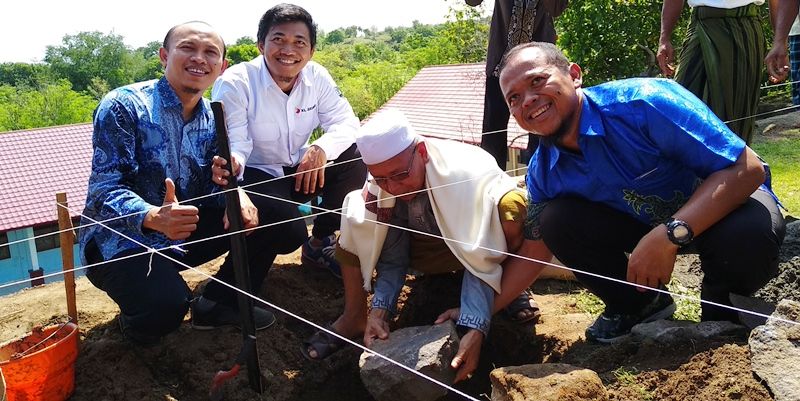 XL Axiata; Bangun Gedung Sekolah di Lombok Utara