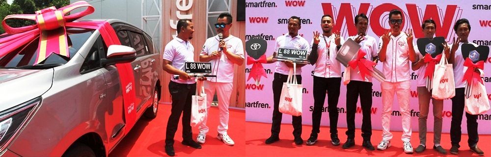 Pelanggan dari Tegal & Surabaya; Raih Hadiah Rumah dan Mobil dari Smartfren