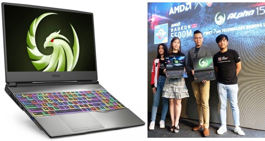 MSI Punya Alpha 15; Laptop Gaming Pertama dengan Teknologi 7nm
