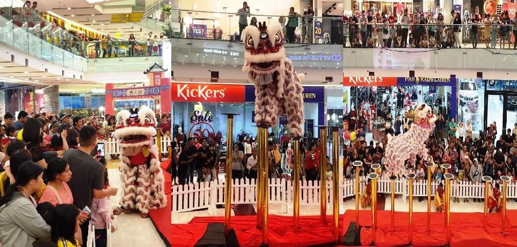 Grand City Mall Surabaya Tampilkan Barongsai & Musik Tradisional Cina; Rayakan Imlek