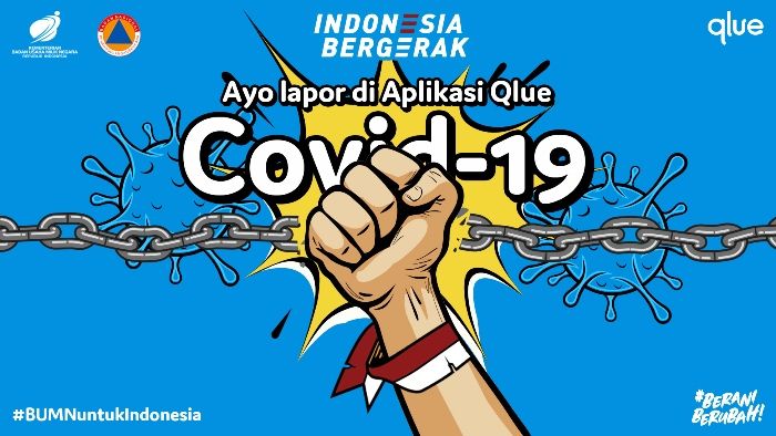 Qlue Berpartisipasi Aktif Menekan Penyebaran Covid-19; Melalui IndonesiaBergerak.com