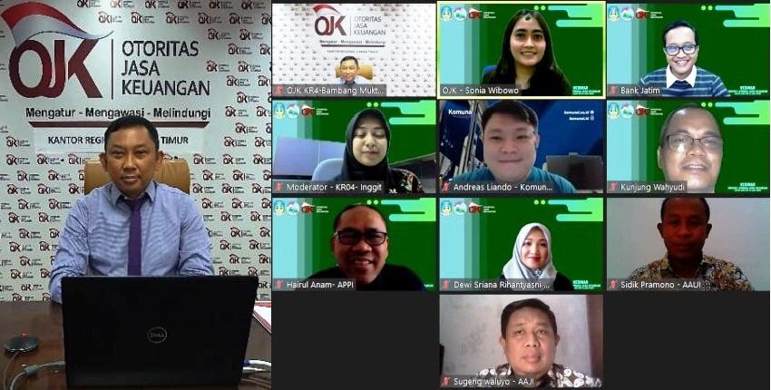 1.000 Guru SMP & SMA di Jatim; Ikuti Webinar Inovasi Lembaga Jasa Keuangan