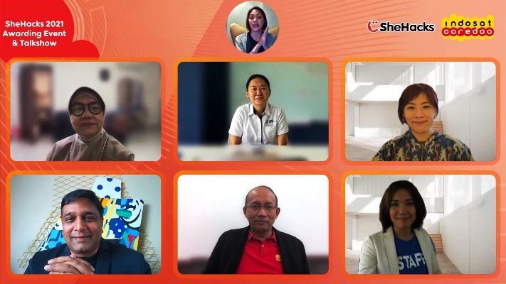 Indosat Ooredoo Umumkan 3 Pemenang SheHacks 2021; Hadiah Total Rp.100 Juta
