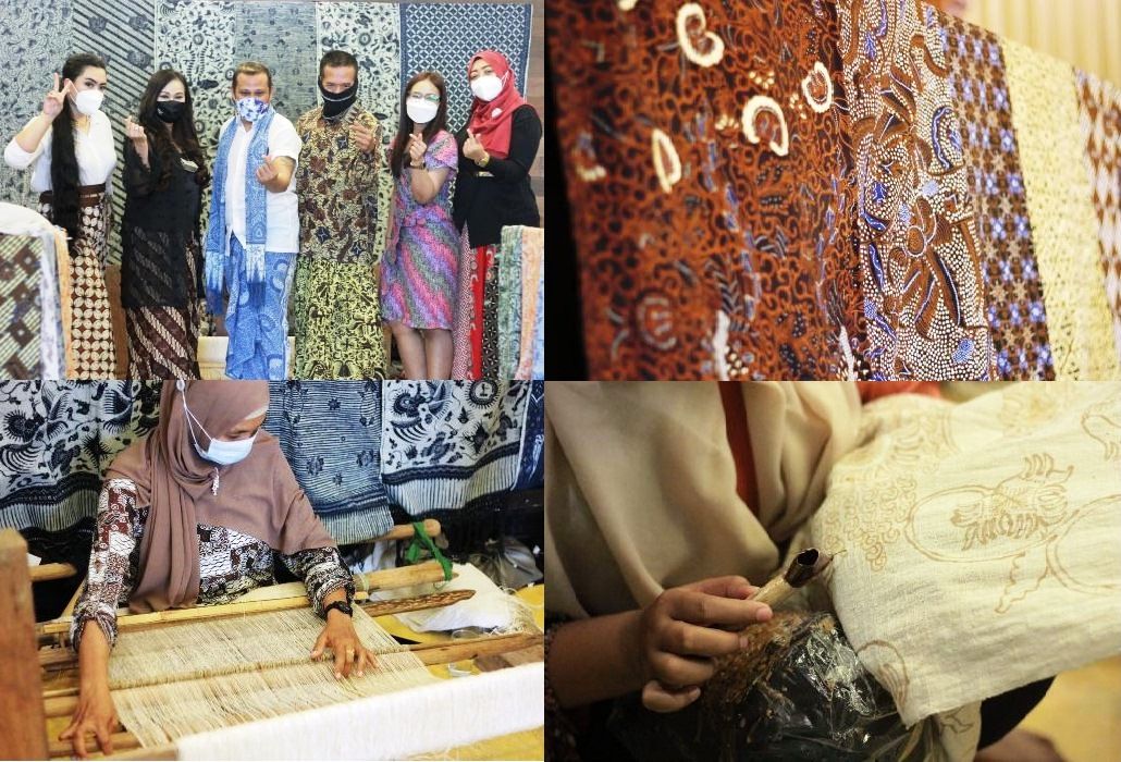 Perajin Batik Tuban Gelar Hasil Karya; Kain Batik dan Alat Tenun Gedog
