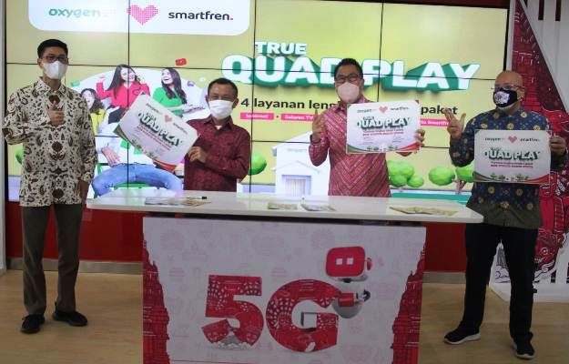 Smartfren Gandeng Moratel Hadirkan True QuadPlay; Targetkan Pasar Internet QuadPlay di Indonesia