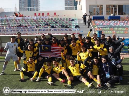 Kualifikasi Piala Asia U-23 2022 : Timnas Malaysia dan Thailand Lolos ke Putaran Final