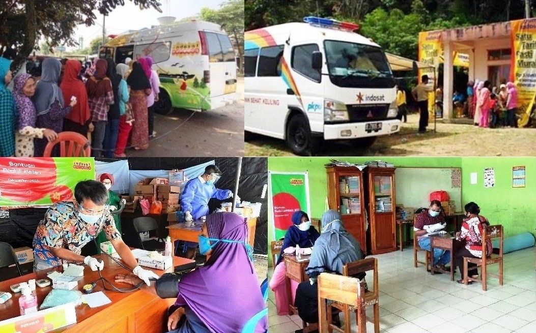 Mobil Klinik Indosat Ooredoo; Sigap Bantu Korban Bencana di Seluruh Indonesia