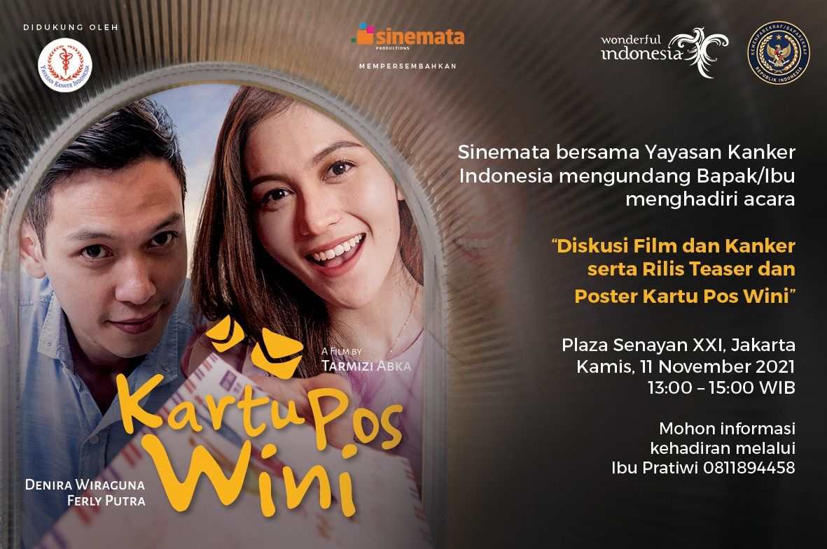 Kartu Pos Wini; Siap Tayang Di Hari Kanker Indonesia