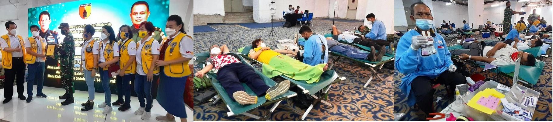 Donor Darah Lions Club Surabaya Shining; Gandeng PMI 5 Kota