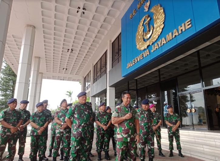  Panglima TNI Jenderal Andika Kunjungi Markas TNI AL 