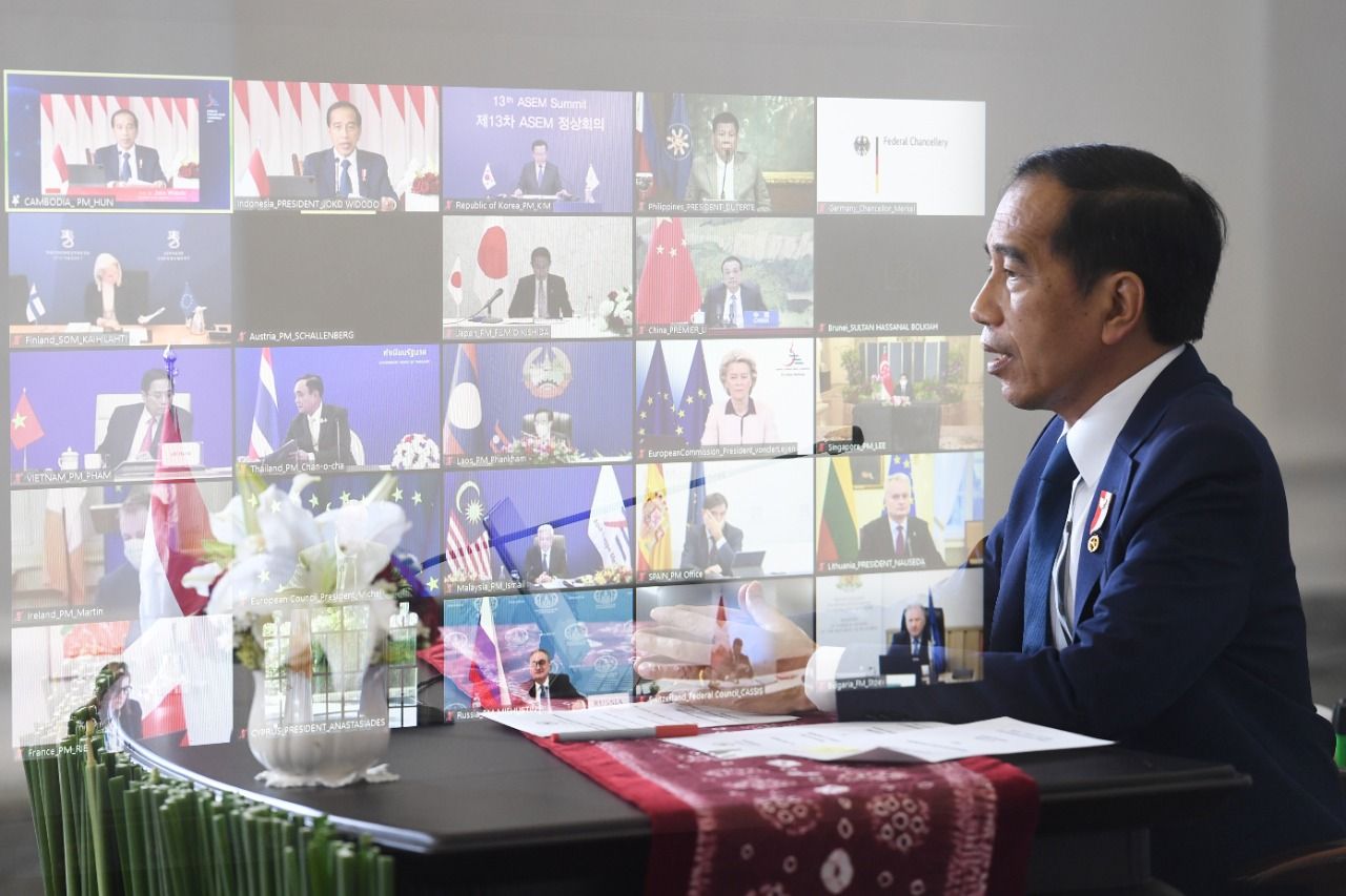 Soroti Situasi Afghanistan di KTT ASEM Ke-13, Presiden Jokowi: Indonesia Siap Bantu