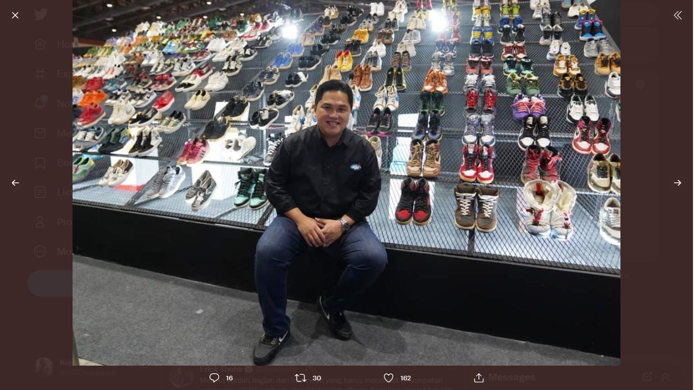 Erick Thohir Ungkap Dukungannya Kepada Urban Sneaker Society