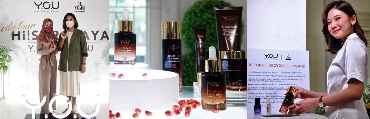 Y.O.U Beauty Hadirkan Produk Kosmetik, Skincare & Body Care; Padukan Bahan Alami dan Teknologi