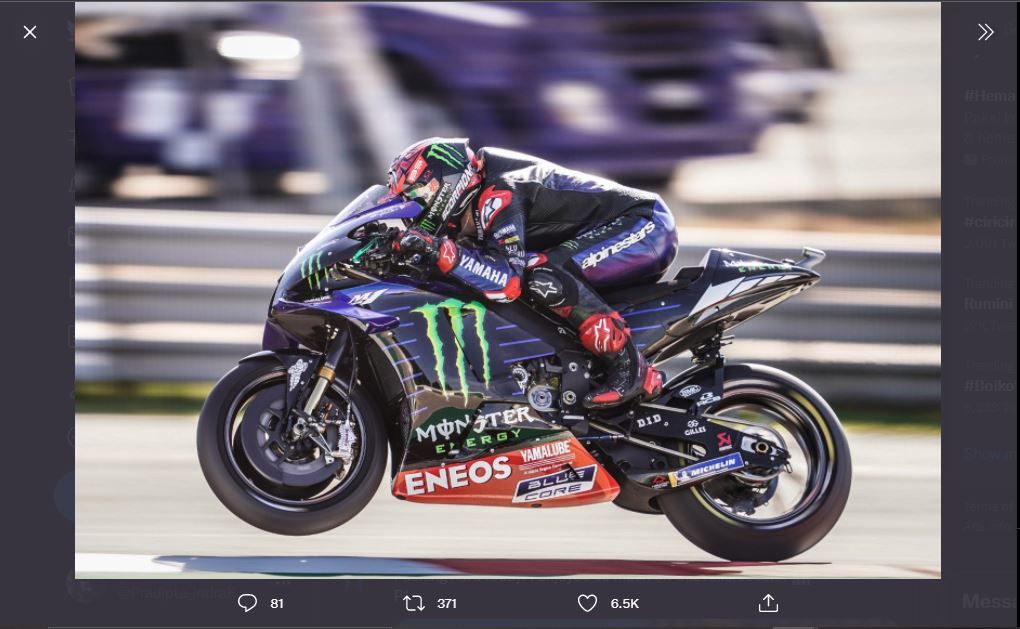 Fabio Quartararo Siap Bersaing dengan Francesco Bagnaia di MotoGP 2022