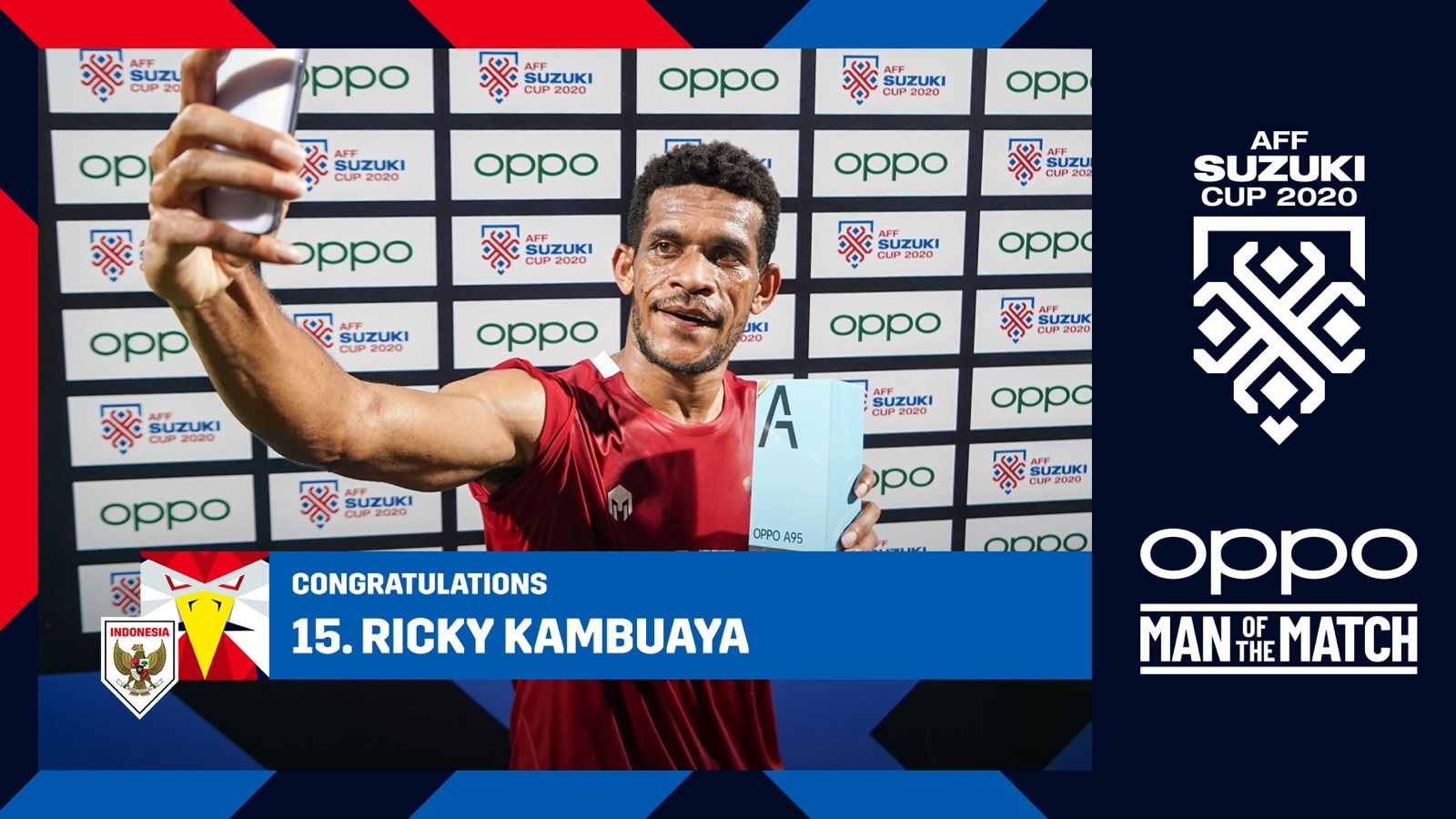 Main Apik Lawan Kamboja dan Turut Sumbang Assist, Ricky Kambuaya Ditunjuk Jadi Man of The Match