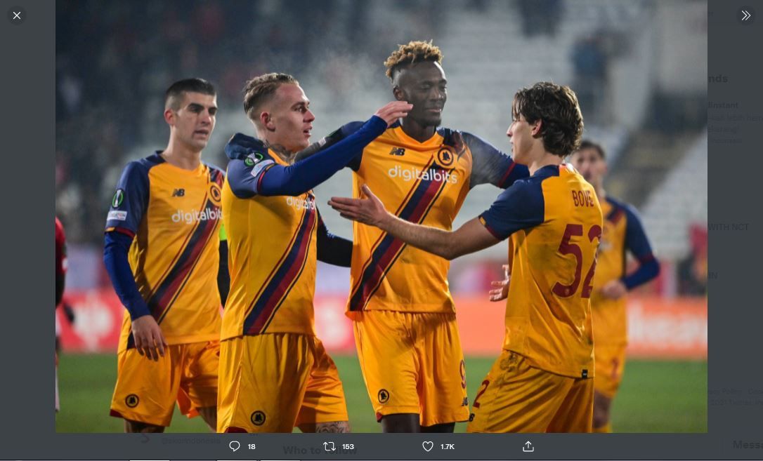 Gemilang di UEFA Conference League, AS Roma Torehkan Rekor Langka