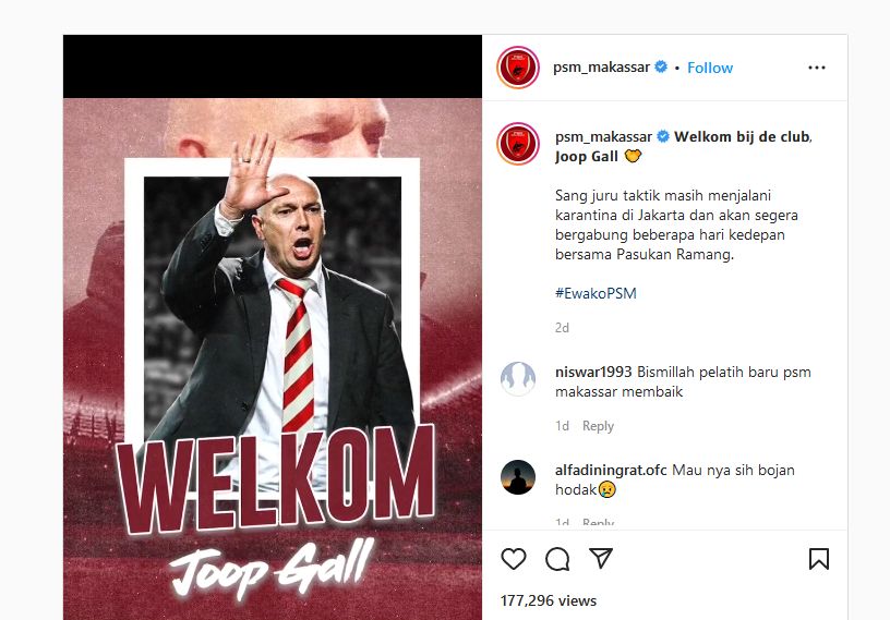 Pelatih Baru PSM Makassar Siapkan Strategi untuk Kembalikan Mental Pemain yang Terpuruk