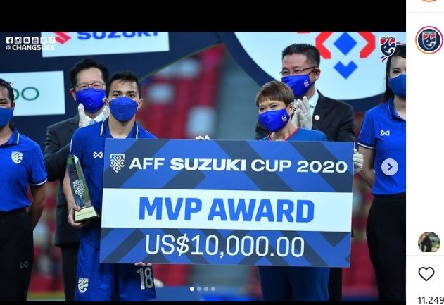 Daftar Peraih Penghargaan Piala AFF 2020: Chanatip Songkrasin MVP, Indonesia Dapat Fair Play Award