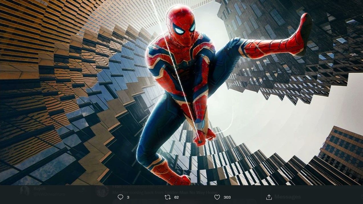 Spider-Man: No Way Home Masih jadi yang Teratas di Box Office AS