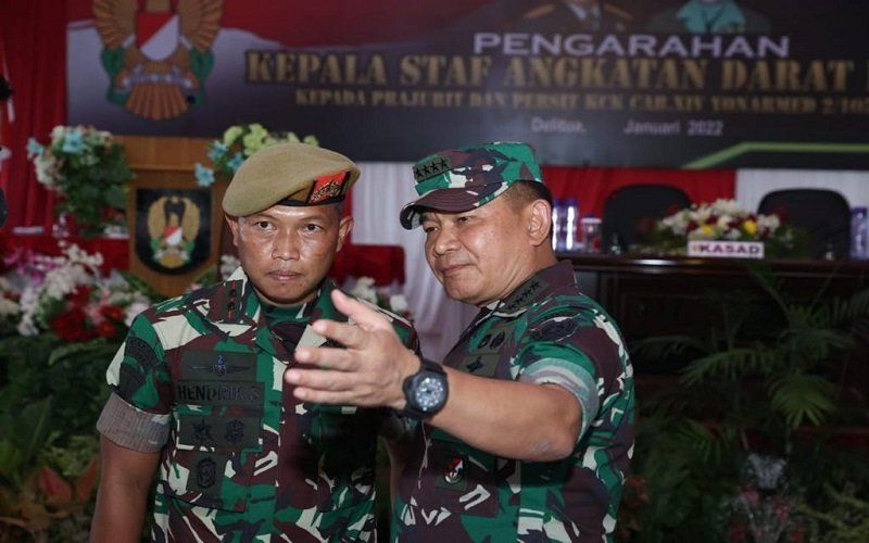 KSAD Jenderal Dudung Abdurrachman Sambangi Kodam I/Bukit Barisan 