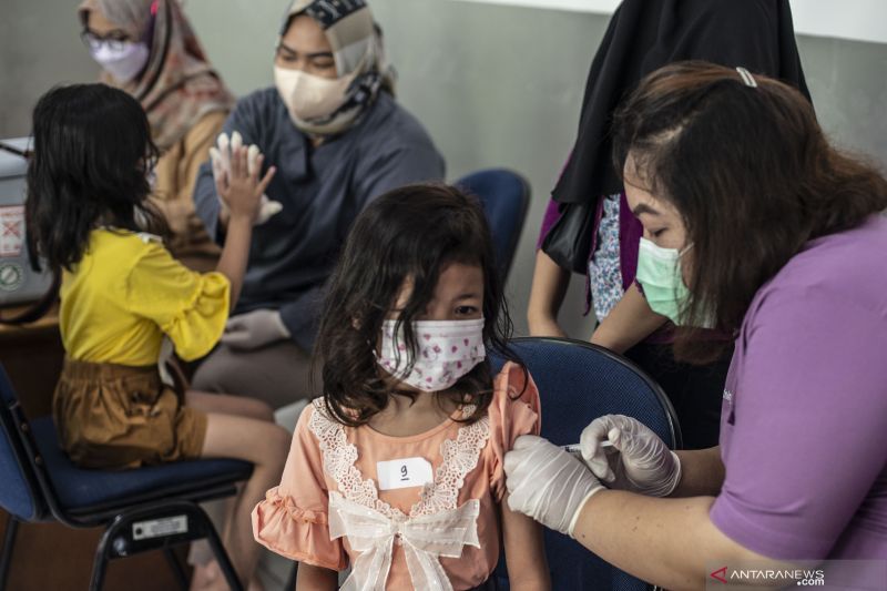 Vaksinasi Anak di Jakarta: Hampir 50 Persen