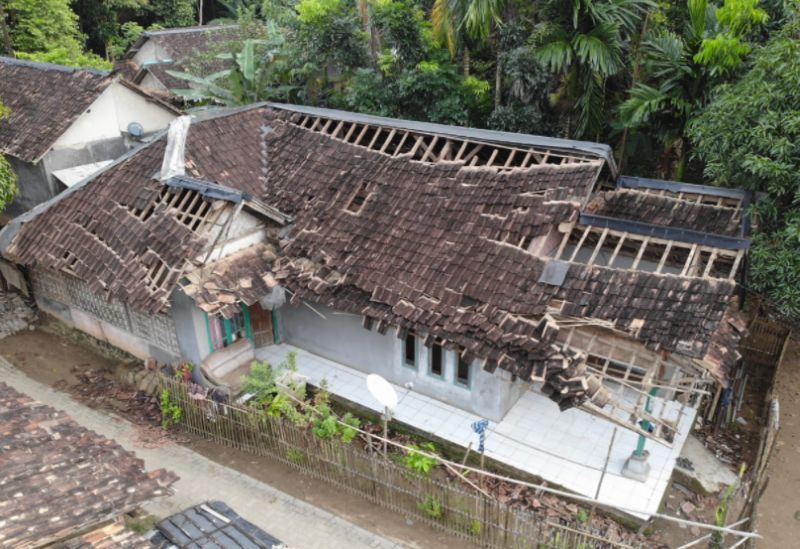 Sebanyak 1.378 Rumah Alami Kerusakan Akibat Gempa Banten 