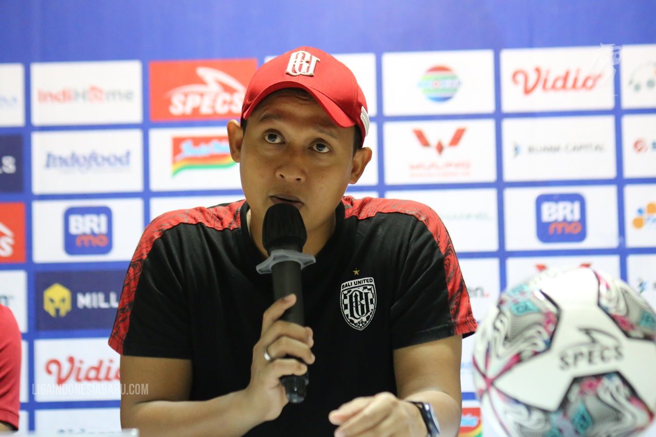 Pelatih Interim Bali United Ungkap 2 Kunci Kalahkan Persita Tangerang