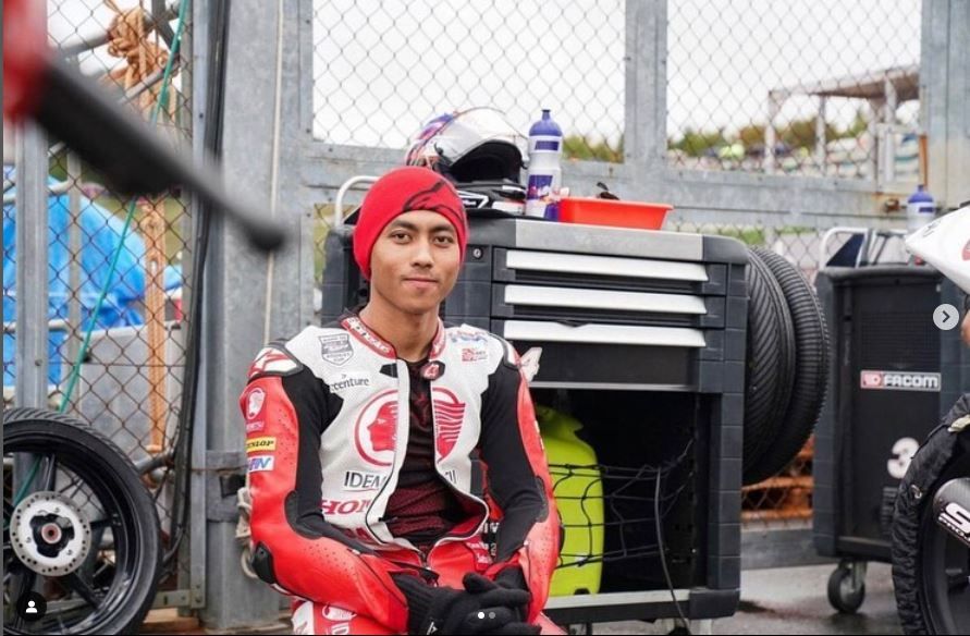 Pembalap Indonesia, Mario Suryo Aji Sukses Jalani Tes untuk Moto3 2022 di Sirkuit Mandalika