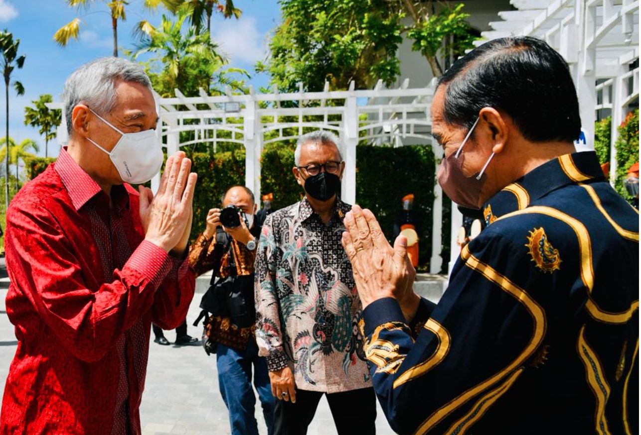 Presiden Jokowi Terima PM Singapura di Bintan