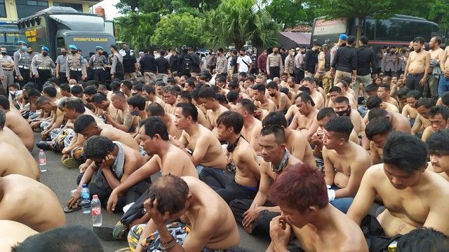  Polda Jabar Amankan  Anggota LSM GMBI, 725 Orang Ditangkap