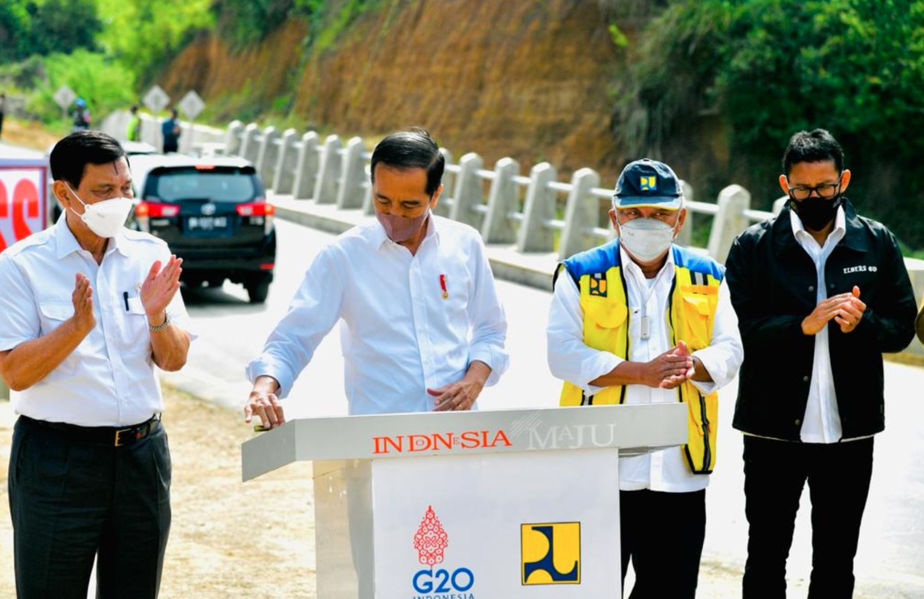 Presiden Jokowi Resmikan Jalan Bypass Balige