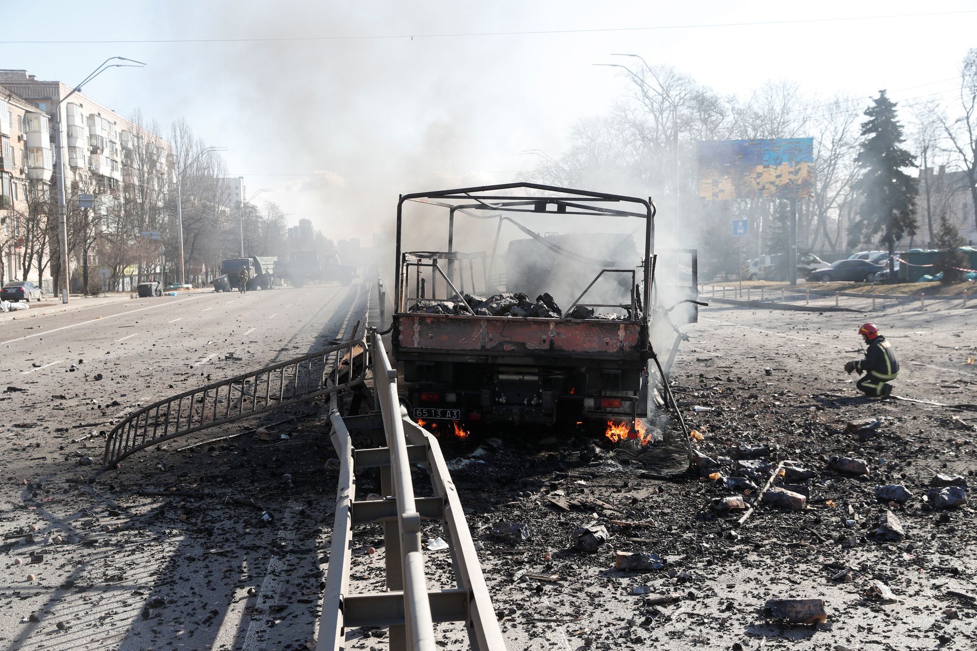 Hari Ketiga Invasi Rusia, Kyiv Masih Bertahan
