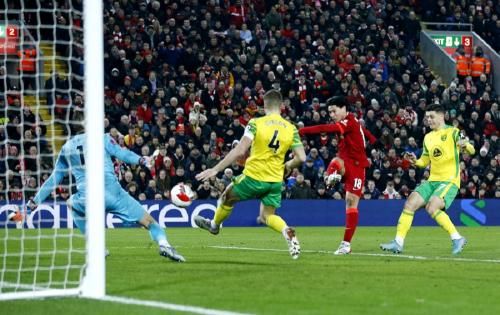 Hajar Norwich City 2-1, The Reds Lolos ke Perempatfinal Piala FA 2021-2022