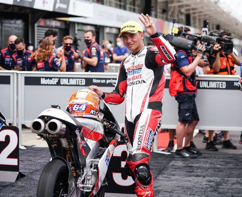 Mario Aji Akan Start dari Posisi Ketiga di Balapan Moto3 