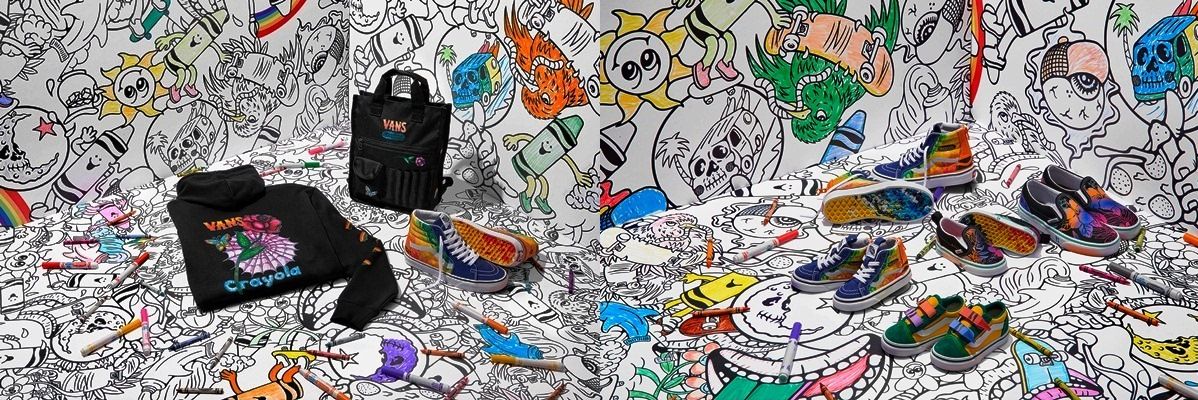 Vans Gandeng Crayola Ciptakan Koleksi Playful Spesial