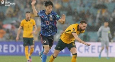  Gebuk Australia 2-0,  Jepang Lolos ke Putaran Final Piala Dunia 2022 di Qatar 