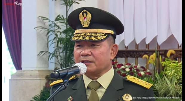 KSAD Jenderal Dudung Abdurrachman Terima Laporan Kenaikan Pangkat 19 Perwira Tinggi