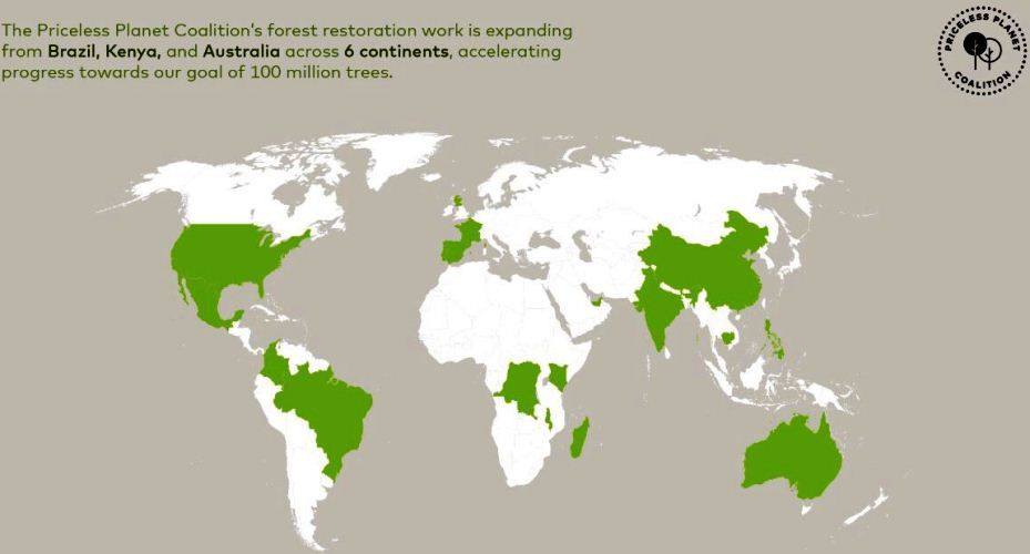 Priceless Planet Coalition Mastercard Percepat Restorasi 100 Juta Pohon