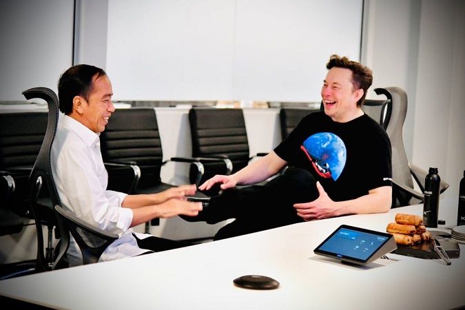 Presiden Joko Widodo Bertemu Elon Musk di Space X 