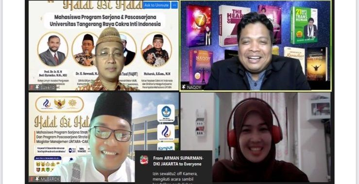 Halal Bihalal Mahasiswa Universitas Tangerang Raya Bersama Yayasan Cakra Inti Indonesia