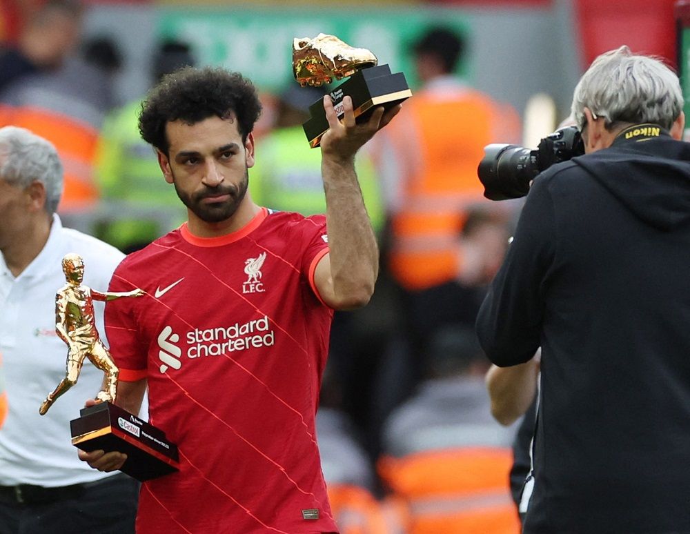 Top Skor Liga Inggris 2021-2022 : Mohamed Salah dan Son Heung-Min Berbagi Gelar
