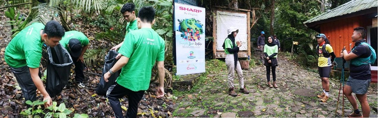 Sharp Greenerator Gaungkan Eco-Tourism di Gunung Gede