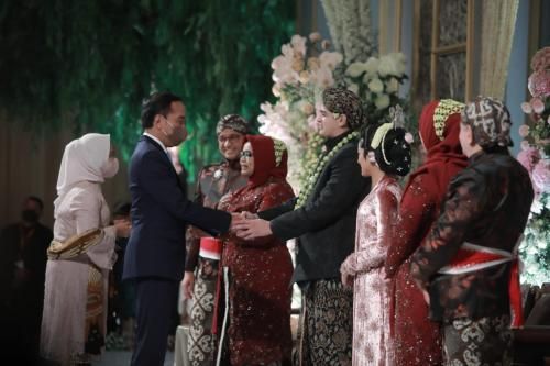 Presiden Jokowi dan Ibu Negara Hadiri Pernikahan Putri Sulung Anies Baswedan