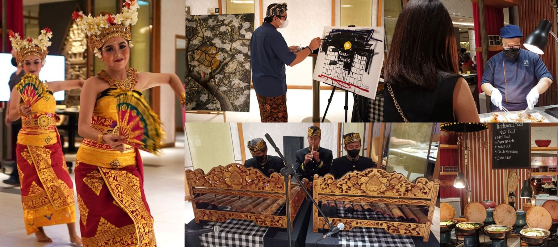 Four Points Pakuwon Indah Gelar Pameran Lukisan Karya Bli Kenyem dan Sajikan Kuliner Bali
