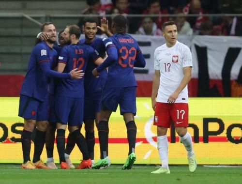 Timnas Belanda Menang 2-0 atas Timnas Polandia 