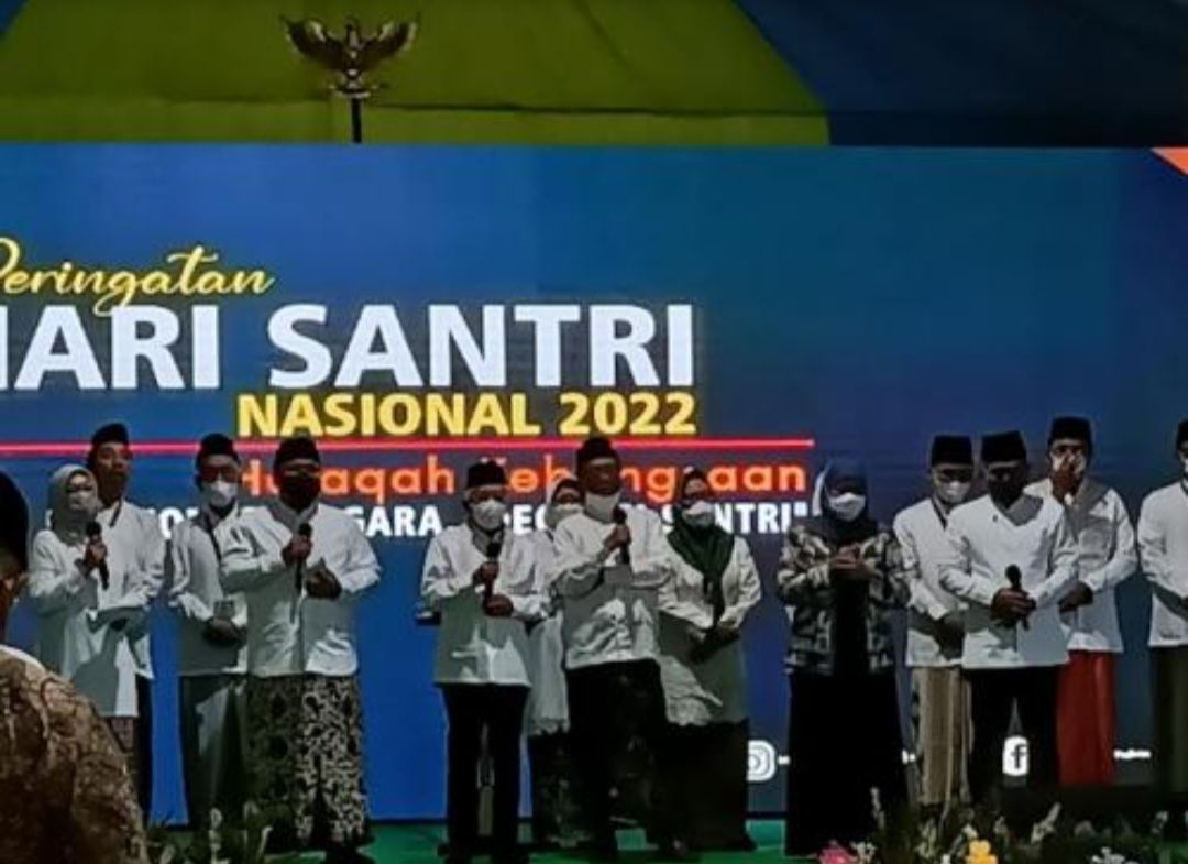 Wapres RI KH. Ma'ruf Amin Rayakan HSN 2022 di Kantor Menkopolhuka