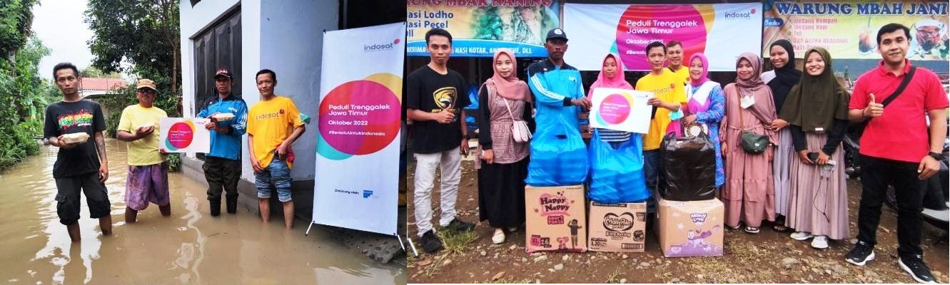 IOH Bantu Korban Banjir dan Tanah Longsor di Trenggalek