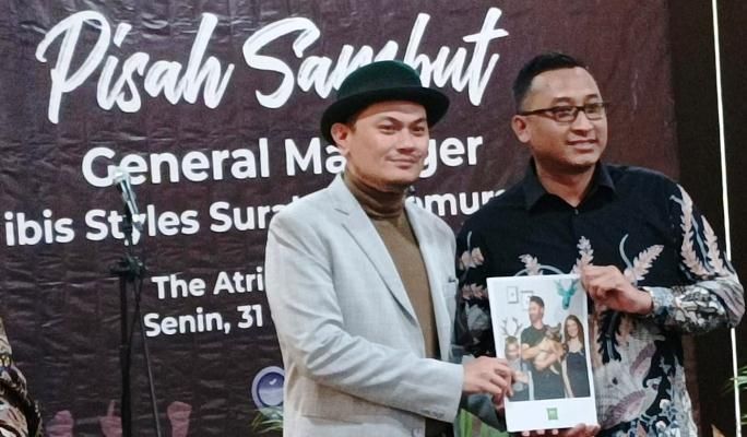 Pisah Sambut GM ibis Styles Surabaya Jemursari, GM Baru Siap Lanjutkan Program Kerja