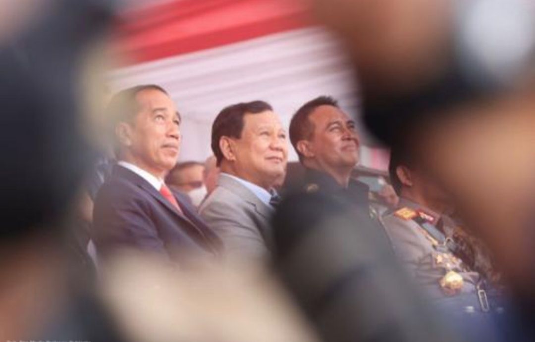 Prabowo Dampingi Presiden Jokowi Hadiri Pameran Indo Defence 2022 di Jiexpo Kemayoran